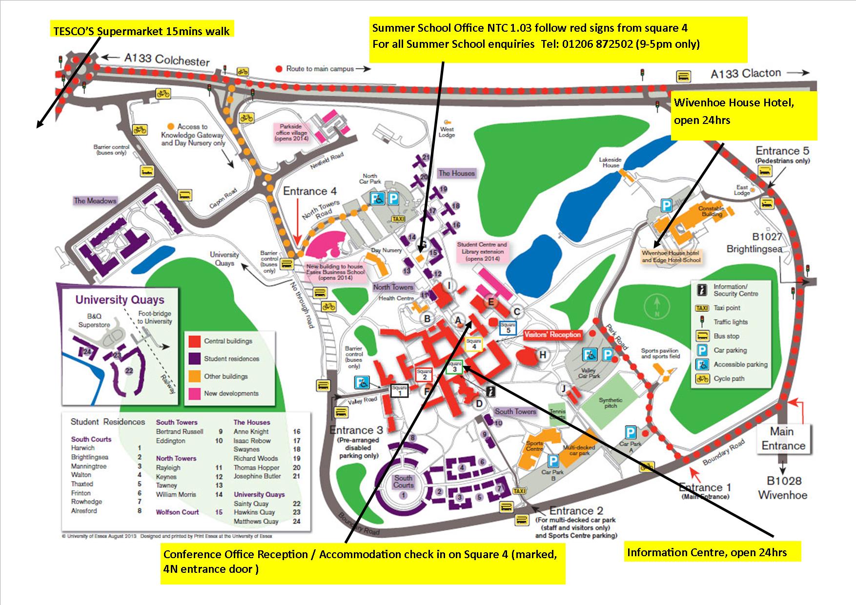 University Of Essex Campus Map 